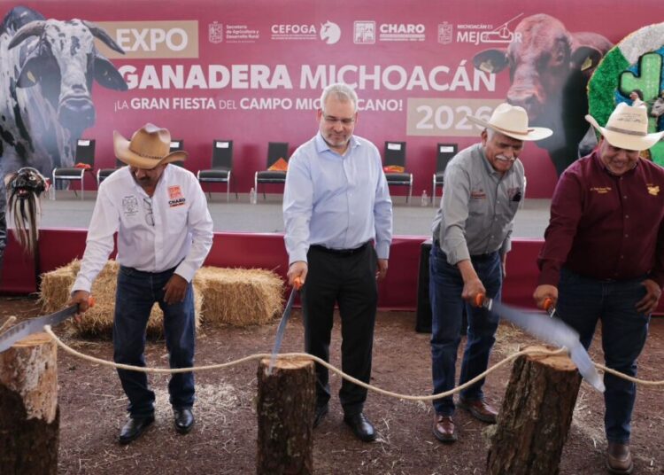 Inaugura Bedolla Expo Ganadera 2026; Michoacán se consolida como referente nacional
