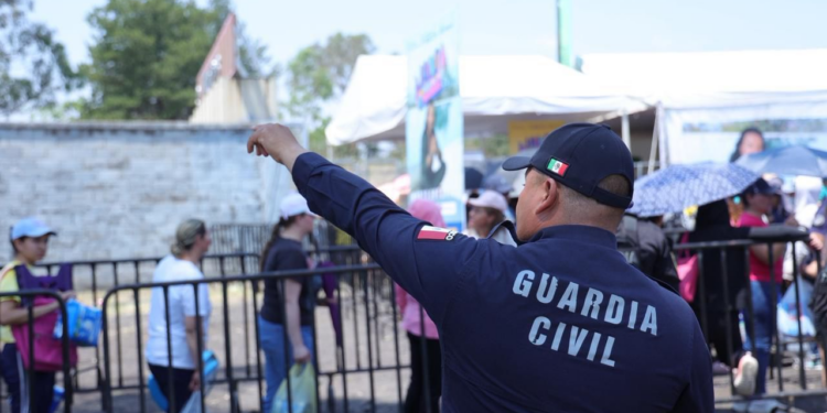Garantiza Guardia Civil ambiente festivo y seguro para el Jalo por las Mamás