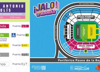Listos los accesos al Estadio Morelos para el concierto del Buki