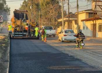 Con paso firme, obras viales en Uruapan alcanzan hasta un 80 % de avance: Rogelio Zarazúa