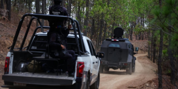 Guardia Civil vigila zona de alto peligro en Etúcuaro