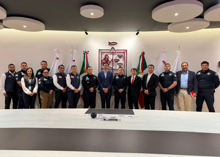 Fortalecen SSP y Cámara Japonesa de Comercio seguridad logística en Michoacán
