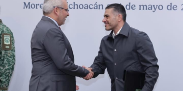 Coordinación con Bedolla, ha sido clave para resultados en seguridad, destaca Harfuch