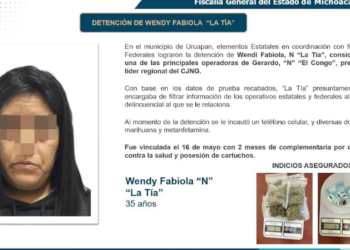 Cae “La tía”, implicada en el asesinato de Carlos Manzo