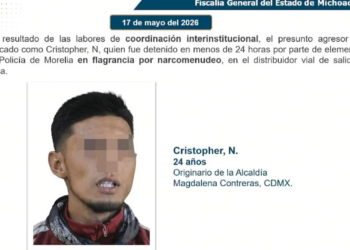 Originario de CDMX el asesino de policía en Morelia