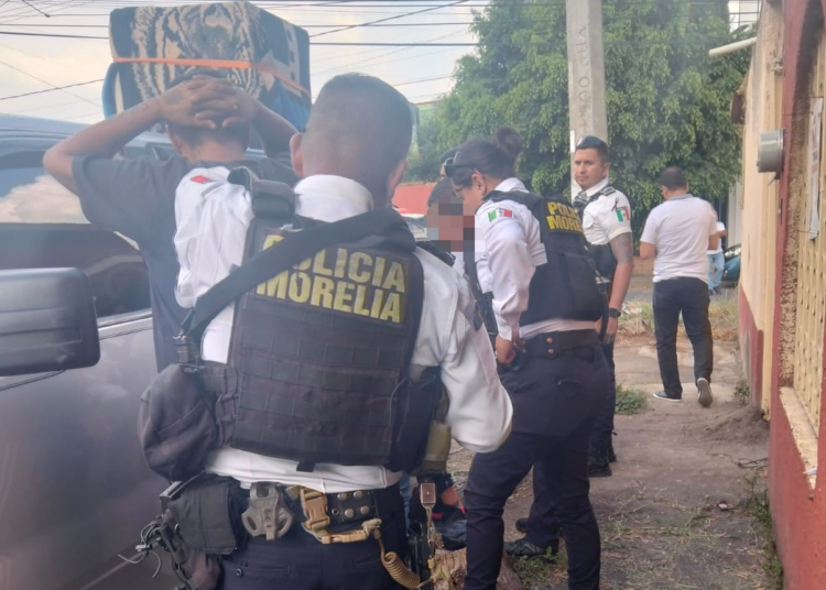 Agarran en flagrancia a  7 ladrones en Morelia