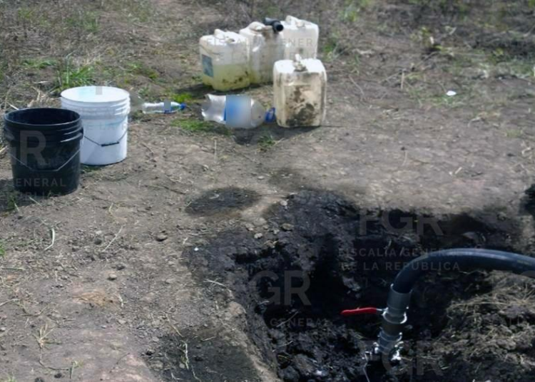 Localizan toma clandestina de PEMEX en Cuitzeo