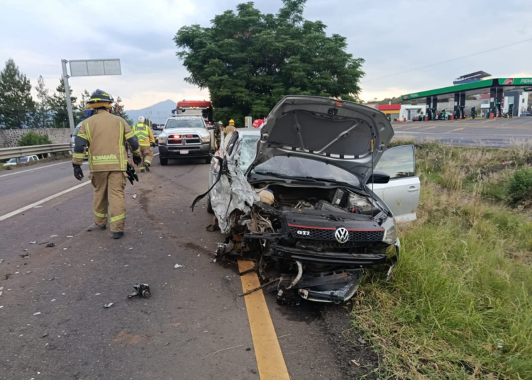 Fatal accidente en la Pátzcuaro-Morelia