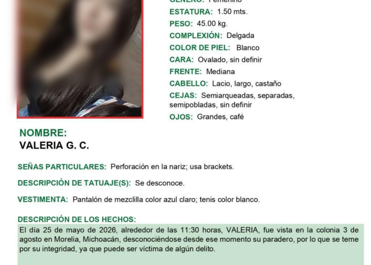 Localizan a adolescente de 15 años sin vida en Morelia