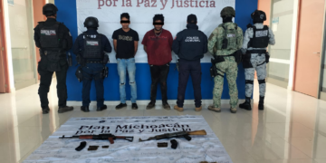 Detienen a malandros en Tangamandapio