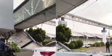 Se desploma estructura en la Terminal 1 del AICM
