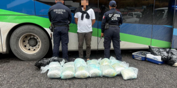 Lo cachan transportando 27 kilos de verde en Taretan
