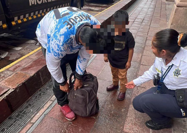 Localizan a menor extraviado en centro de Morelia
