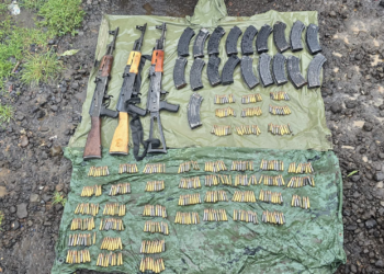 Decomisan fuerte arsenal en Salvador Escalante