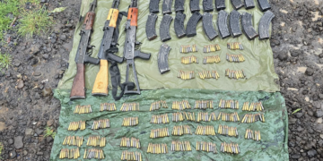 Decomisan fuerte arsenal en Salvador Escalante