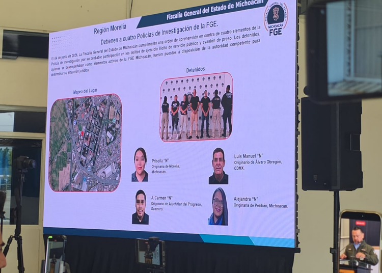 Cuatro elementos de la FGE de Michoacán son vinculados a proceso