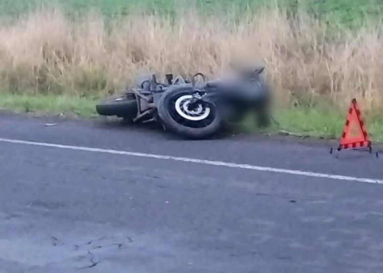 Motociclista resulta lesionado luego de fuerte choque
