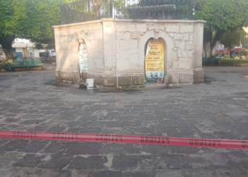 Dejan cabeza humana en plaza de Tarímbaro