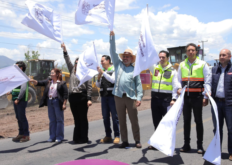Hito de infraestructura en Zamora, arranca Bedolla construcción de primer paso elevado en La Rinconada