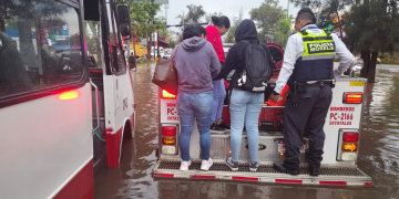 Fuertes inundaciones en Morelia