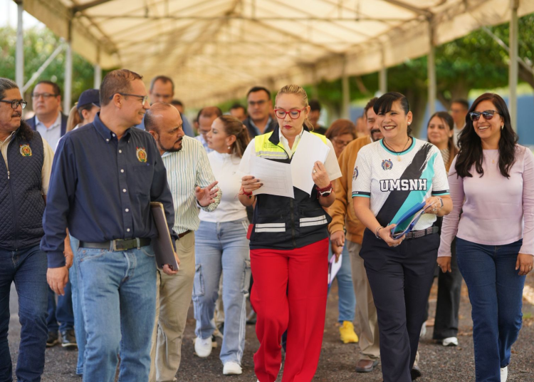 UMSNH, LISTA PARA RECIBIR A ASPIRANTES QUE PRESENTARÁN EXAMEN DE ADMISIÓN; YARABÍ ÁVILA REALIZA RECORRIDO