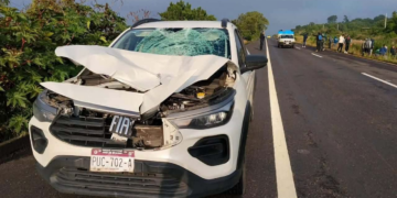 Normalista resulta gravemente lesionado tras ser atropellado en Tiripetío; conductor fue asegurado