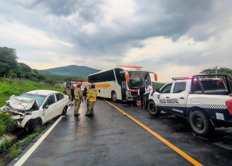 Fuerte choque en Ixtlán
