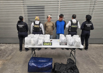 Decomisan 10 kg de marihuana en autobús