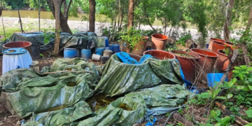 Localizan mega lavatorio de fentanilo en Michoacán