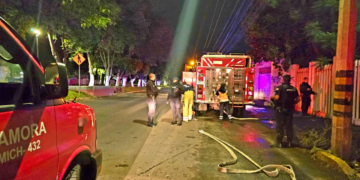 Se incendian instalaciones del Sindicato del IMSS en Jacona