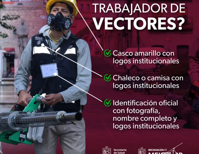 SSM te dice cómo identificar a los brigadistas oficiales que trabajan contra el dengue