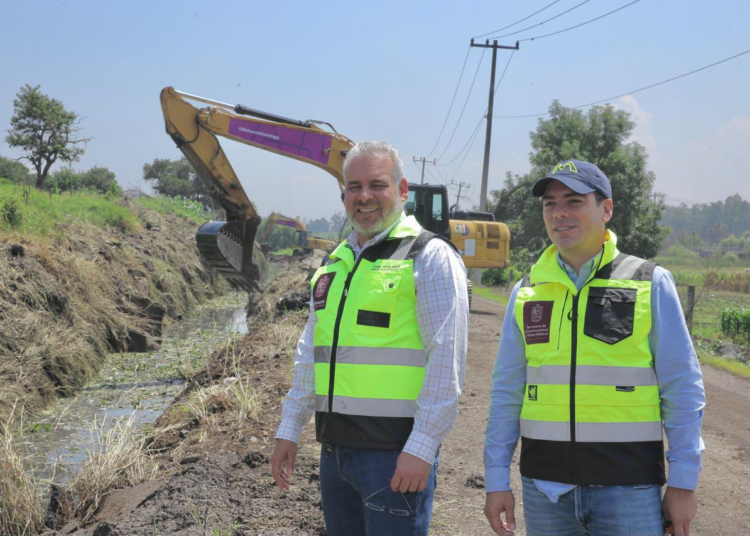 Intervención en el dren Itzícuaro mitigará inundaciones al Poniente de Morelia: Bedolla