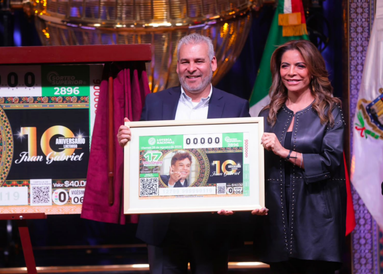 Juan Gabriel, el amor eterno de México en la Lotería Nacional: Bedolla