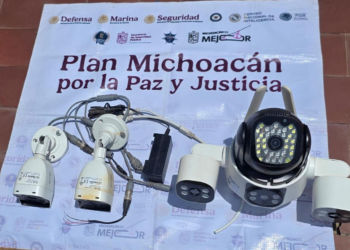 Desarman cámaras de vigilancia usas para alcaneo en Buenavista